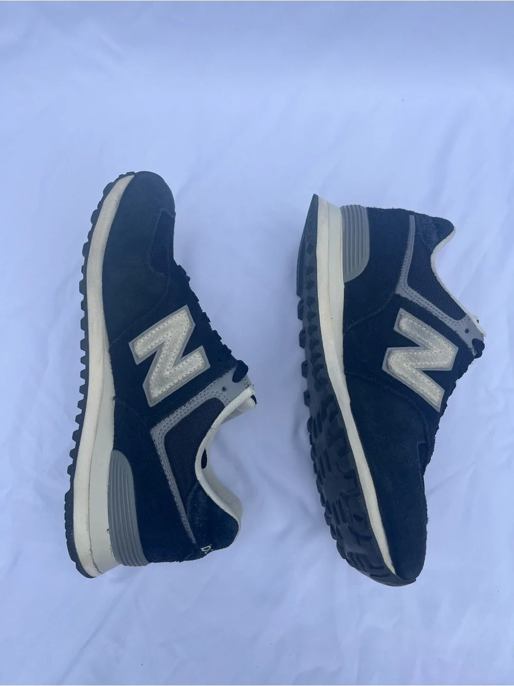 New Balance 574 Men's Black Casual Sneakers Tennis Shoes